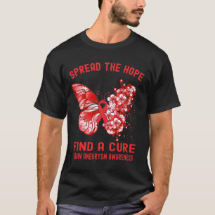 Camiseta A Esperança Encontra Uma Consciência Do Neurisma C