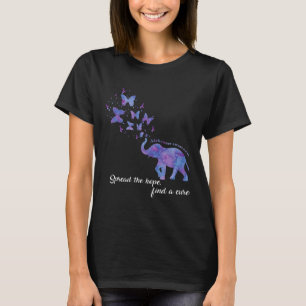 Camiseta A Esperança Encontrar Uma Cura Alzheimerheimer Con