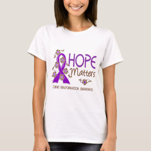 Camiseta A esperança importa malformação de 3 Chiari