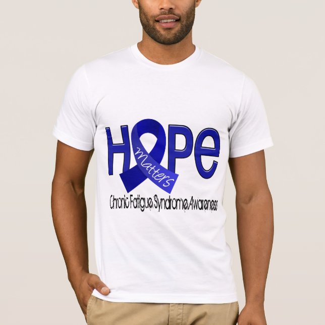 Camiseta A esperança importa síndrome crônica da fadiga de (Frente)