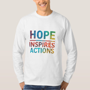 Camiseta A Esperança Inspira Ações