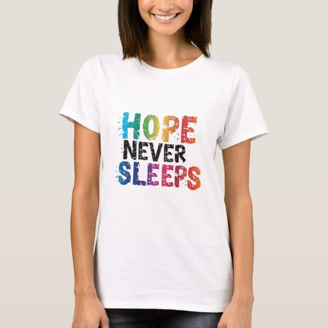 Camiseta A Esperança Nunca Dorme (Frente)