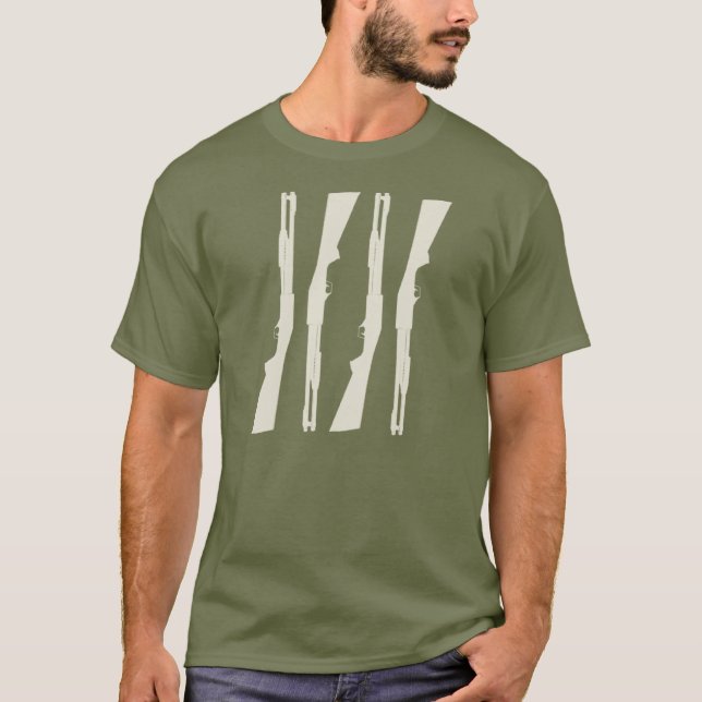 Camiseta a espingarda 12GA = Splattered o melão (Frente)