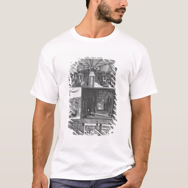 Camiseta A estação de Edison o Co Illuminating elétrico (Frente)