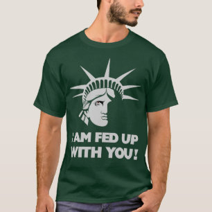 Camiseta A estátua da liberdade está farta de racismo e eu