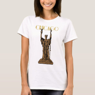 Camiseta A Estátua Justa Mundial das Mulheres da Repúblic