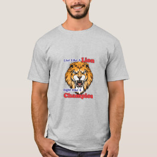 Camiseta A estética negada de um leão arrogante