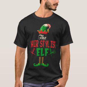 Camiseta A Estilista de Cabelos Elf Natal ELF Hair Stylist 
