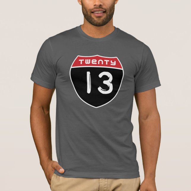 Camiseta A estrada a vinte 13 (Frente)