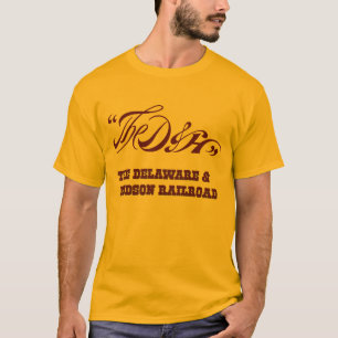 Camiseta A estrada de ferro de Delaware e de Hudson