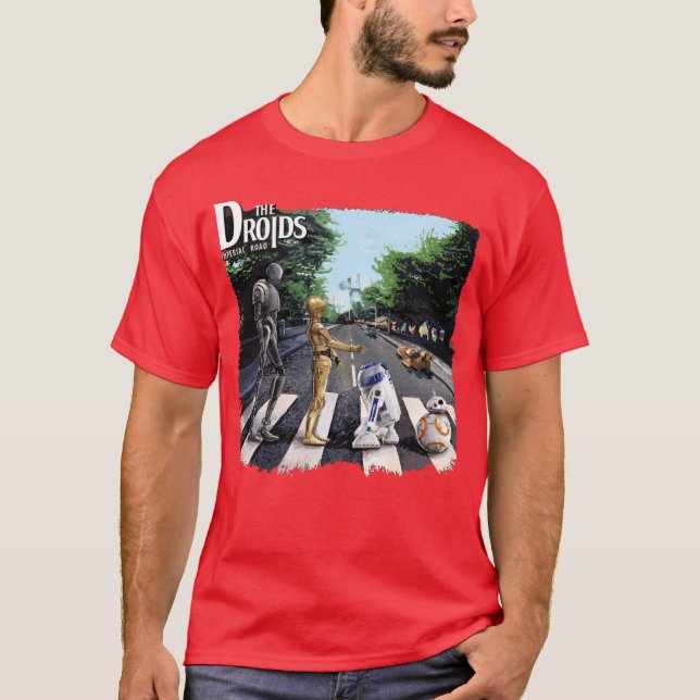 Camiseta A Estrada Imperial Droid retro (Frente)