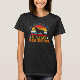 Camiseta A Estrada Para O Meu Coração Está Pavada Com A Fro
