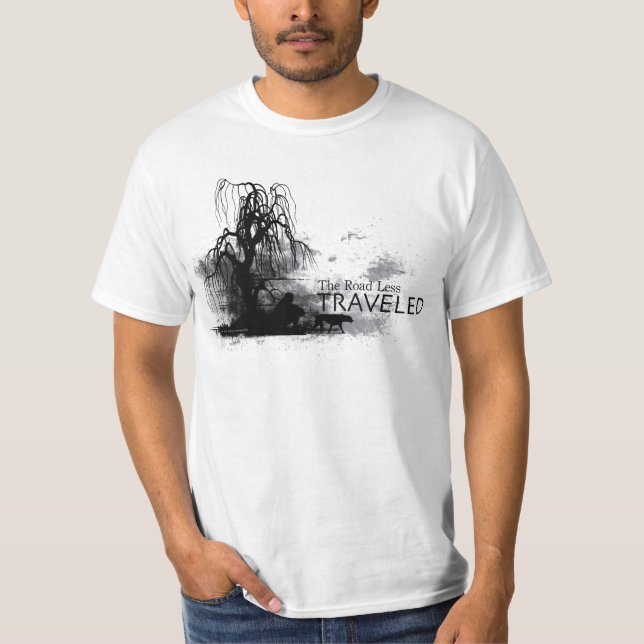 Camiseta A estrada viajou menos (Frente)