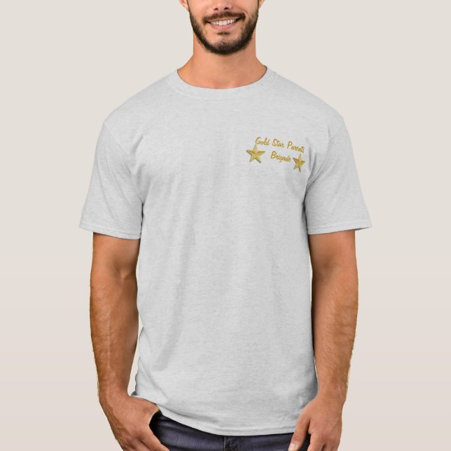 Camiseta A estrela Dourado Parents a brigada (Frente)
