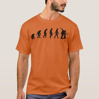 Camiseta A evolução do skate