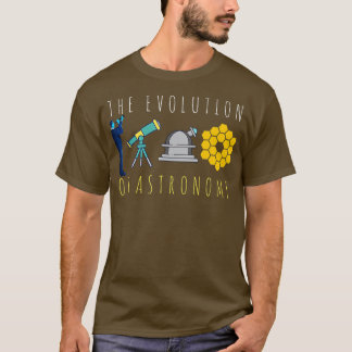Camiseta A Evolução Do Telescópio Espacial Astronômico JWST