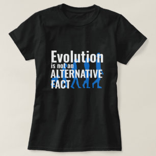 Camiseta A "evolução engraçada não é um fato alternati