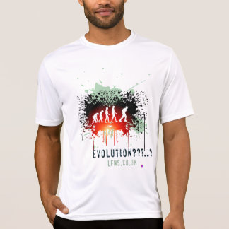 Camiseta A evolução/mantem à esquerda - a fibra do