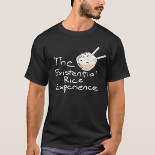 Camiseta A experiência existencial do arroz