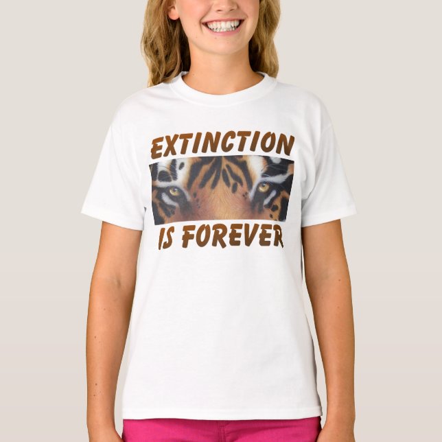 Camiseta A extinção é para sempre (Frente)