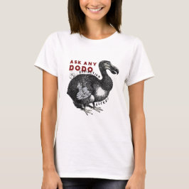 Camiseta A extinção suga o design #2 do pássaro do Dodo