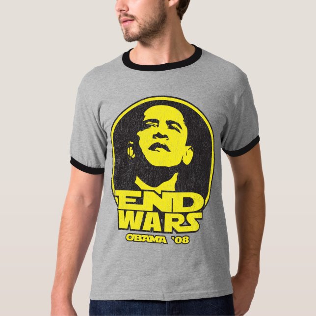 Camiseta A extremidade guerreia Obama (Frente)