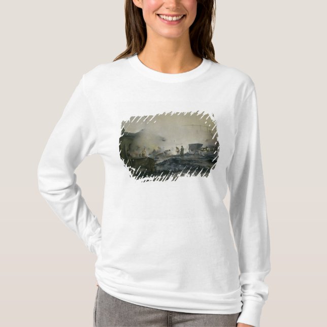Camiseta A fábrica do gás em Courcelles, 1884 (Frente)