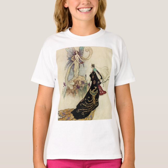 Camiseta A Fada Dali Deu Boas-Vindas A Sua Majestade (Frente)