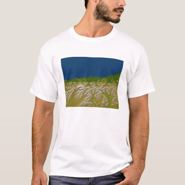 Camiseta A falha alpina ao longo da costa oeste (Frente)