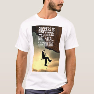 Camiseta A falha não é inspirada fatal equipa o TShirt