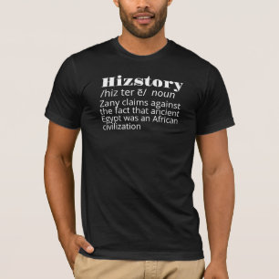 Camiseta A falsificação da história africana e egípcia
