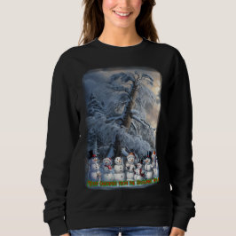 Camiseta A Família Boneco de Neve deseja a você um Feliz Na