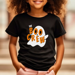 Camiseta A família Boo Crew Ghost é negra