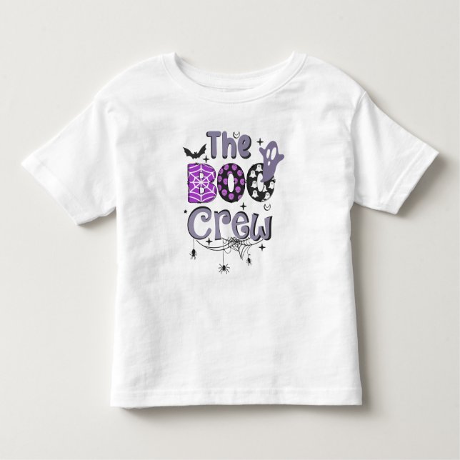Camiseta A família Boo Crew Ghost Spider Black (Frente)