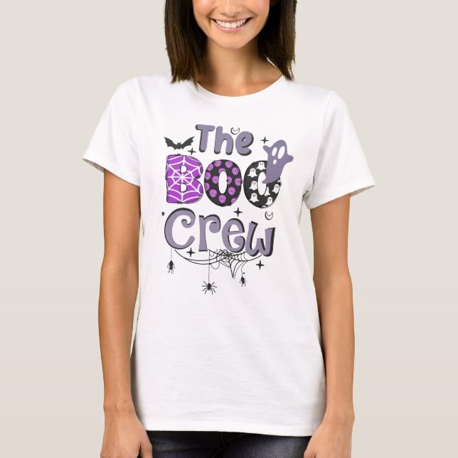 Camiseta A família Boo Crew Ghost Spider Black (Frente)