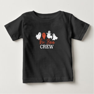 Camiseta A família Boo Crew Halloween Ghost White Orange  