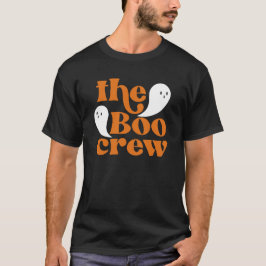 Camiseta A Família Boo Crew Orange Halloween Correspondendo