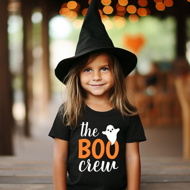 Camiseta A Família Boo Crew Orange Halloween Matando Crianç (Criador carregado)