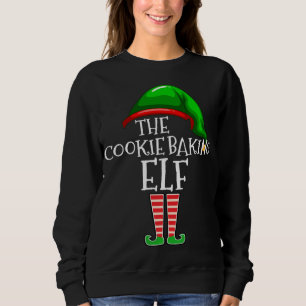 Camiseta A Família Cookie Baking Elf Correspondendo Ao Nata