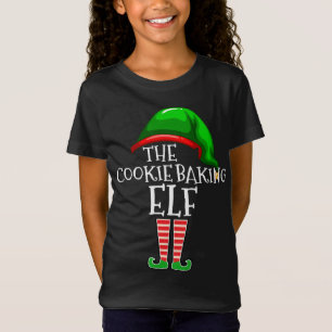 Camiseta A Família Cookie Baking Elf Correspondendo Ao Nata