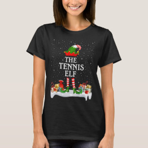 Camiseta A Família Correspondendo ao Natal O Elf Tênis