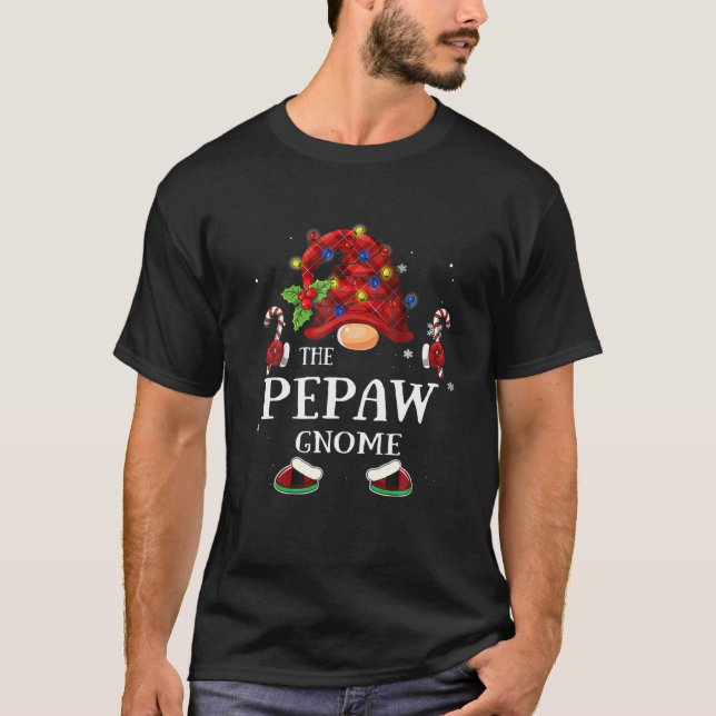 Camiseta A Família Correspondente Engraçada O Pepaw Gnomo N (Frente)