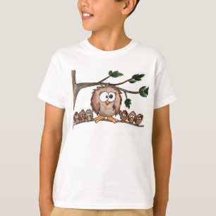 Camiseta A família da coruja