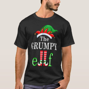 Camiseta A Família de Elfos Mal-Humorados de Pijama de Nata