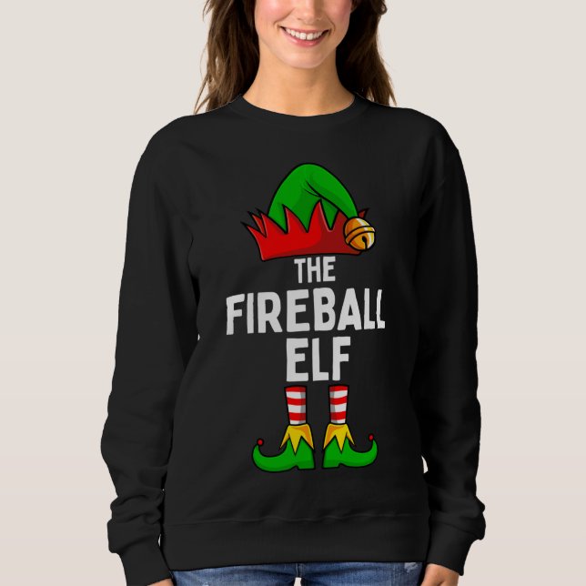 Camiseta A Família de Felinos de Natal Engraçada do Elf Fir (Frente)