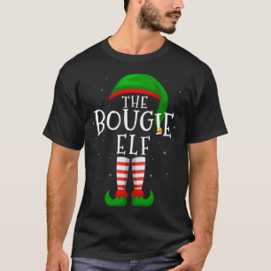 Camiseta A Família de Natal Coincidência Engraçada do Bougi
