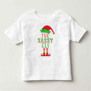 Camiseta A Família de Natal Sassy Elf Matando Pajama
