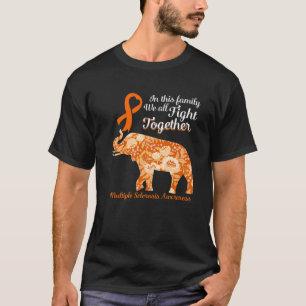 Camiseta A Família de Sensibilização da MS luta contra a