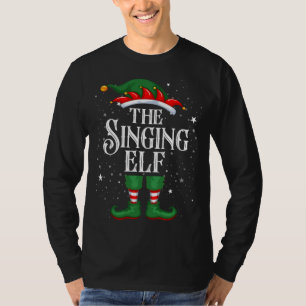 Camiseta A Família De Ventos De Natal Engraçada O Cantando