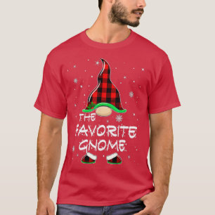 Camiseta A Família de Xadrezes de Buffalo de Gnomo Favorita